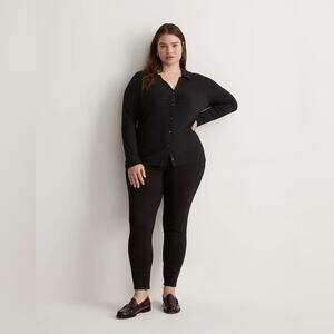 Madewell Black Plus High-Rise Skinny Jeans Size W 24W NG703